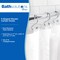 Kenney Mfg Abstract Rust-Resistant Metal Double Decorative Shower Curtain Hooks, Set of 12, Brushed Nickel KN62101PS - alternate 3